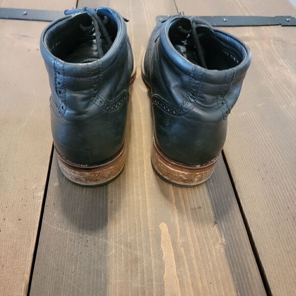 Cole Haan Men’s Liam Chukka II Black Leather Boots - Picture 4 of 6